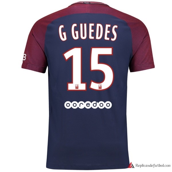 Camiseta Paris Saint Germain Primera equipación G Guedes 2017-2018